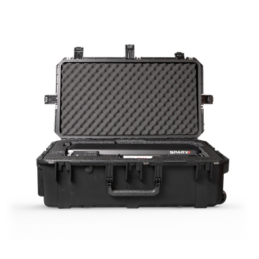 Sparx hard travel case open