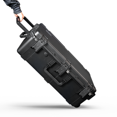 Wheeling the Sparx hard Travel Case