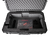 Sparx hard travel case open and looking down on it