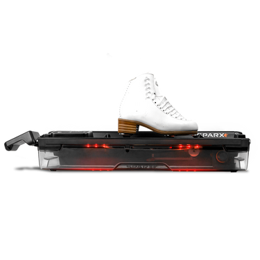 Figure  skate in sparx sharpener 